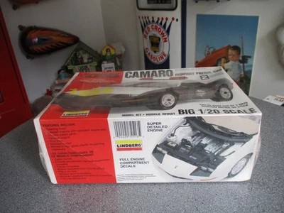 ORIGINAL LINDBERG TEXAS HIGHWAY PATROL CAMARO 1/20  WW SHIPPING - Image 1 of 4