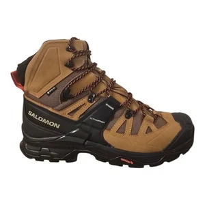 Salomon Men's Sz 9.5 Quest 4D GTX GoreTex Leather Hiking Boots Waterproof Brown - Picture 1 of 11