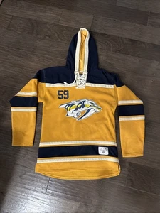 Felpa con cappuccio Old Time Hockey Nashville Predators, uomo XLarge, Josi #59 - Foto 1 di 8