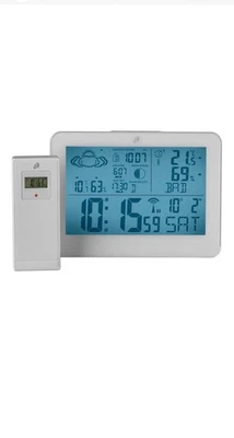 Auriol Radio-Controlled Weather Station - BRAND NEW SEALED  “WHITE” - Image 1 of 2