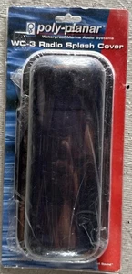 Poly-Planar WC-3 Waterproof 9” X 4” Marine Radio Stereo Panel Mount Splash Cover - Picture 1 of 8