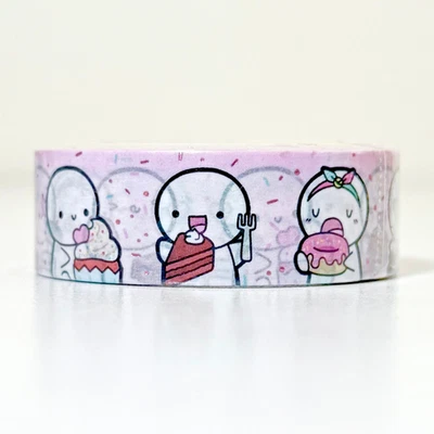 NEW TCMC The Coffee Monsterz Co Sweet Treats 15mm Washi Tape Roll - Image 1 of 2