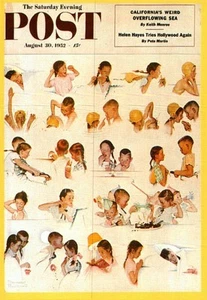 Norman Rockwell Saturday Evening Post 1993 Vintage Trading Card - Picture 1 of 2