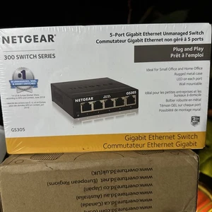 NETGEAR GS305300PAS 5 Port Gigabit Ethernet Unmanaged Switch - Picture 1 of 5