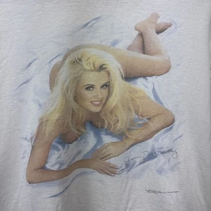 Camiseta De Colección Jenna McCarthy Playboy Sesión de Fotos Archivos Blanca XL Rara - Imagen 1 de 18