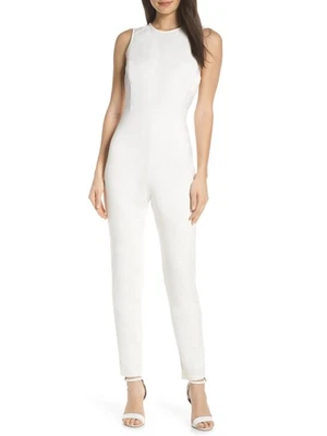 Mono ajustado FRENCH CONNECTION blanco sin mangas para mujer 8 Foto 1 de 3