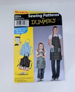 Simplicity Pattern - Child's and Misses' Aprons (S-L) #2724 - Uncut - Picture 1 of 4