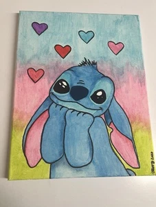 Handpainted Disney Lilo and Stitch “Stitch” Painting for Bedroom - Picture 1 of 1