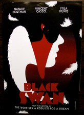 Black Swan Movie POSTER 27 x 40 Natalie Portman Mila Kunis
