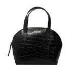 Genuine Leather Tote Bag Size 32x22x11 cm - Black