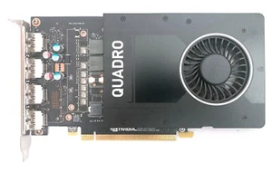 NVIDIA Quadro P2200 5GB GDDR5 Graphics Card 4x DisplayPort High Profile - Tested - Picture 1 of 2