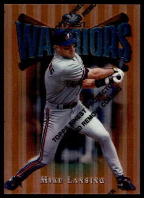 1997 TOPPS FINEST #69 MIKE LANSING EXPOS - Image 1 of 2
