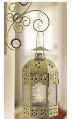 NUEVA LINTERNA DE LUZ TRANQUILA PARTYLITE CON TAZA VOTIVA Y SOPORTE P8181L P8181WB RARA Foto 1 de 4