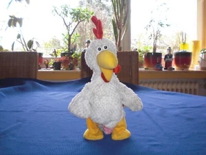 lustiges Huhn 34cm - Hahn läuft gackert - total verrückt - absolut irre ! - Bild 1 von 6