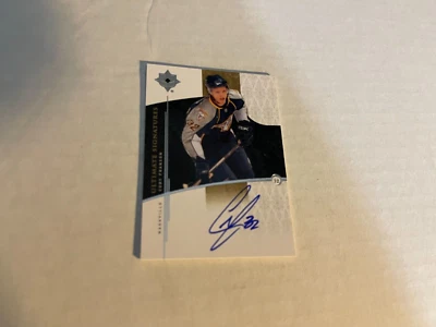 2009-10 UD ULTIMATE CODY FRANSON SP ULTIMATE SIGNATURES SP AUTO PREDATORS - Image 1 of 2