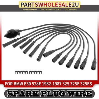 7x Juegos de cables de bujía para BMW 325 1986-1988 325e 1984-1987 528e 1982-1987 2,7 L Foto 1 de 4