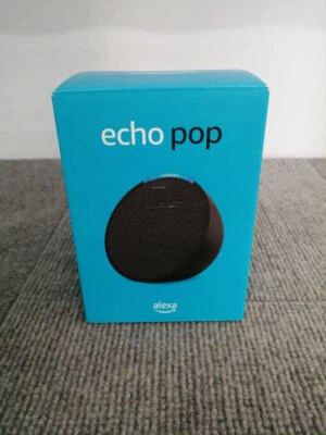 Amazon Echo Pop Wi-Fi Bluetooth Smart Lautsprecher Mit Alexa (Kohle) aus Japan - Bild 1 von 3
