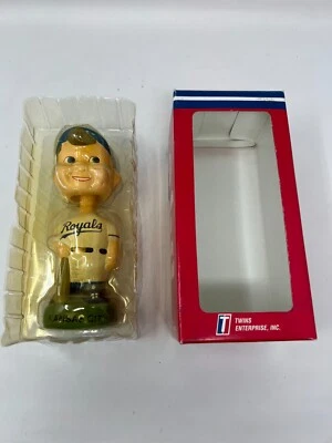 Kansas City Royals 1999 TEI Bobblehead Twins Enterprise Inc Boy Bat Cerámica KC Foto 1 de 4