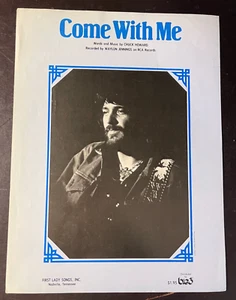 Waylon Jennings Vintage Country Sheet Music Come With Me 1979  CRISP-3922 - Picture 1 of 4