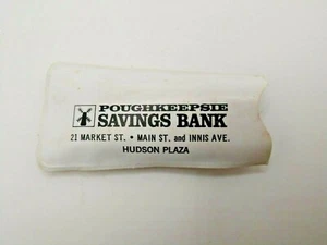 Vintage Poughkeepsie Savings Bank NY New York Advertising Shower Cap in Sleeve - Picture 1 of 2