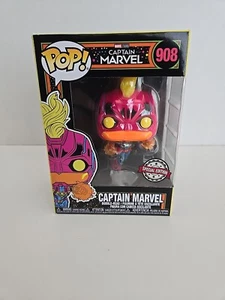 Funko Pop - Marvel - Captain Marvel #908 Schwarzlichter Sonderedition - Bild 1 von 6