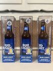 Bud Light Wireless Bluetooth Beer Bottle Speaker w Color Changing LED Lights NEW