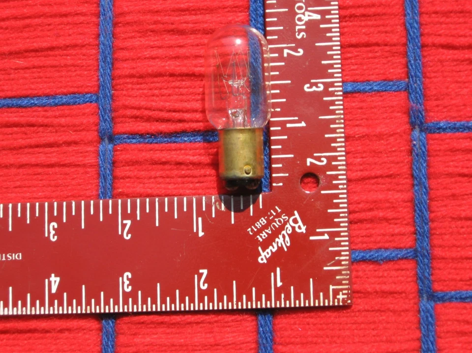 new 7¢ ship* GE 25w LIGHT BULB Appliance double contact Bayonet Base 25T8 DC T8 - Image 1 of 4