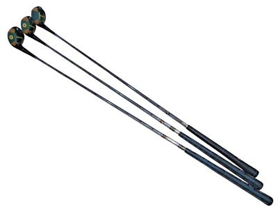 Vintage Powerbilt H&B Countess Women's RH 3 4 5 Fairway Woods Driver Golf Clubs - Image 1 of 4