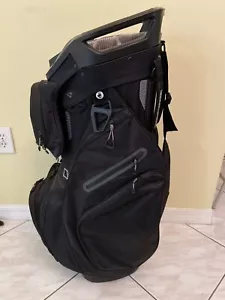 Sun Mountain Cart Bag 14 Way Black & Silver Missoula*Montana Excellent Cond - Picture 1 of 11