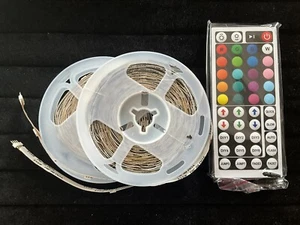 Tira de banda LED flexible Tira de luces LED flexibles Cambio de color Enchufe de EE. UU. - Imagen 1 de 6