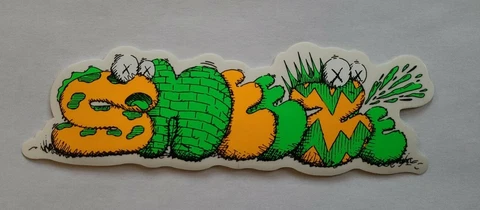 Kaws X Sneeze Large Graffiti Art Sticker Companion Cover