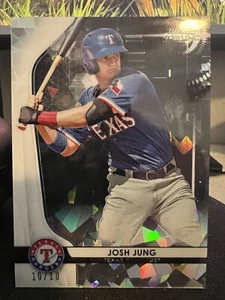 Bowman Sterling Prospects 2020 Josh Jung ghiaccio rotto 10/10! BPR-14 Rangers - Foto 1 di 3