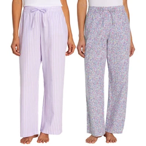Gap Women's 2 Pack PJ Pants, Purple, M - Picture 1 of 3