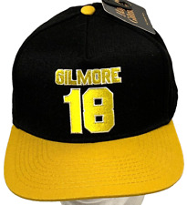 Happy Gilmore #18 Adam Sandler Hockey Movie Black Gold Snapback Hat New! NWT