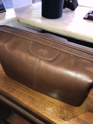 bolsa de higiene masculina de couro - Imagem 1 de 4