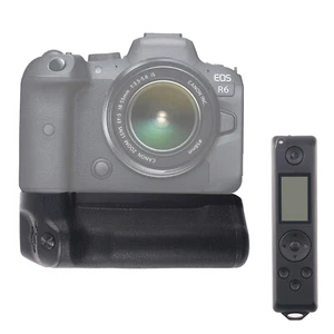 Vertical Battery Grip For Canon EOS R6 II R5 R5C Camera BG-R10 + Remote Control - Picture 1 of 18