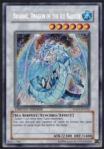 Yugioh Brionac, Dragon of the Ice Barrier HA01-EN022 Secret Rare Unlimited - LP - Bild 1 von 2