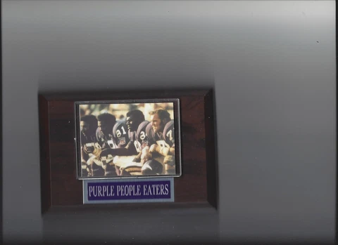 PURPLE PEOPLE EATERS PLAQUE MINNESOTA VIKINGS FOOTBALL NFL Cover