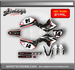 CR125 250 2002-2007 POLISPORT RESTYLE CRF 2017-20 ESTILO KIT DE GRÁFICOS - Imagen 1 de 5