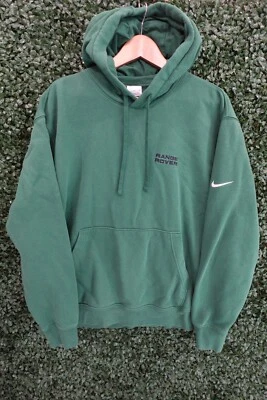 Nike Hoodie Sweatshirt Range Rover Embroidered Green Hoodie Pullover Adult Sz XL - Imagem 1 de 4