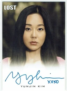Lost Seasons 1 thru 5 Rittenhouse 2010 Autograph Card Yunjin Kim as Sun-Hwa Kwon - Picture 1 of 2