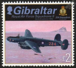 RAF No. 224 Squadron AVRO SHACKLETON MR2 Maritime Aircraft Stamp 2013 Gibraltar