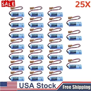 25X BR-AG 3V 1800mAh Batteria PLC Batteria CNC Batteria Non Ricaricabile con Spina. - Foto 1 di 6