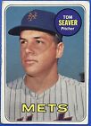 1969 Topps Vintage Baseball Card, Tom Seaver, New York Mets #480