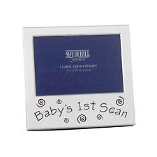 Baby's 1st Scan Photo Frame 5" x 3.5" Silver Satin Finish
