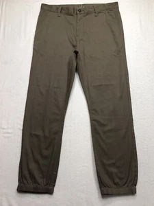 ALTAMONT Jogger Pant Men 36x30 Sawtelle T Brown Skateboard Sole Tech - Picture 1 of 22