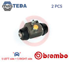 A 12 166 DRUM WHEEL BRAKE CYLINDER PAIR REAR BREMBO 2PCS NEW OE REPLACEMENT