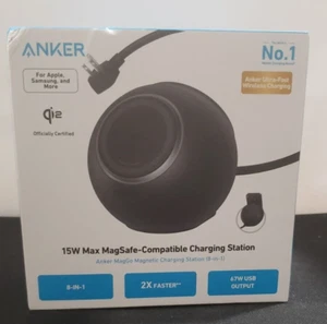 Anker MagGo Magnetic Charging Station (8-in-1, 67W) Black - Zdjęcie 1 z 4