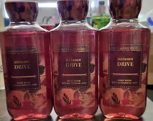 AUTUMN DRIVE 2024 LOT OF 3 SHOWER GEL BODY WASH BATH AND BODY WORKS - Picture 1 of 2