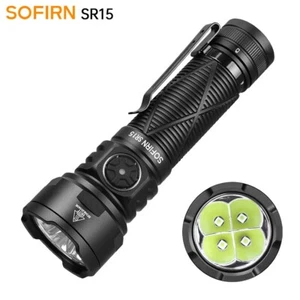 Sofirn SR15 4500LM Flashlight SFT25R Powerful LED Light 21700 USB C Rechargeable - Picture 1 of 10
